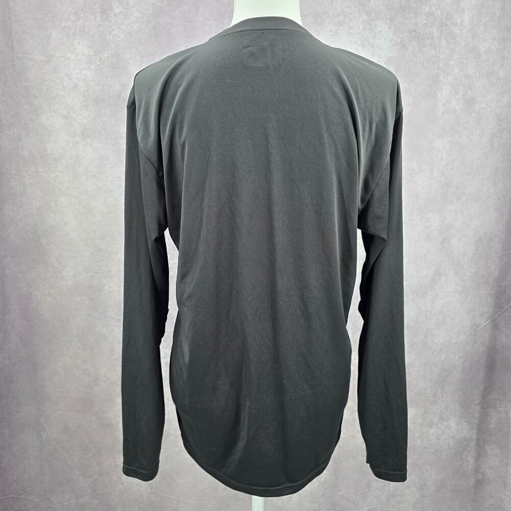 A4 Black Long Sleeve‎ Lady Indians Sportswear Activewear Tshirt Small - Picture 2 of 7